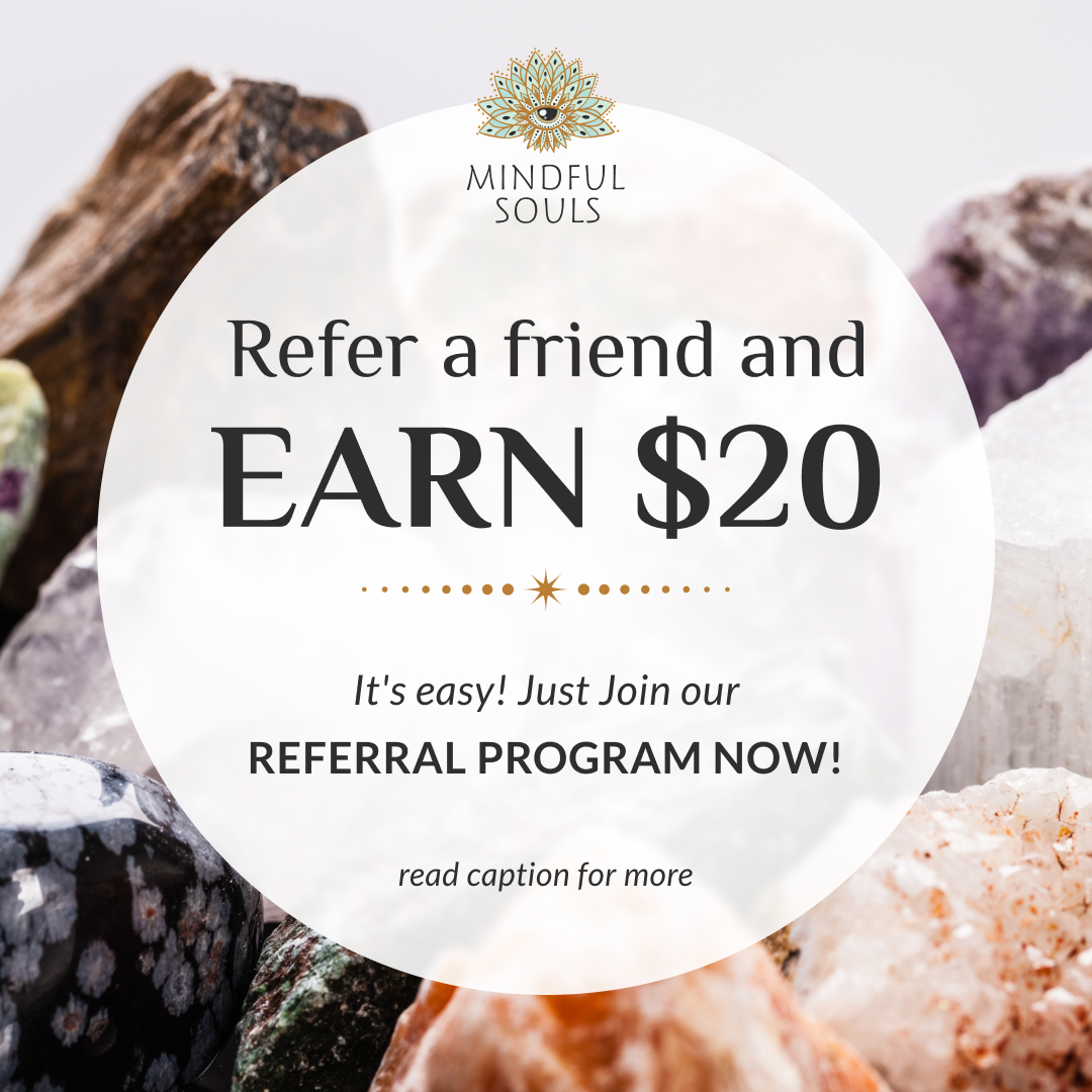 Mindfulness is meant to be shared! ✨ Refer a friend, EARN $20 🤩 Give friends $20 off their first subscription box, and when they subscribe, we’ll match the savings for you.* ❤️ All you need to do is to join our Referral Program in link in bio 🥳 mindfulsouls.com/pages/share?ut…