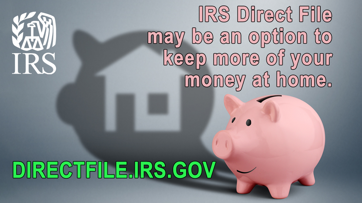Eligible taxpayers in 12 states can use the new Direct File service to file taxes online for free, directly with #IRS. Want a new option to keep more of your money at home? Take advantage of this opportunity before TODAY'S filing season deadline: directfile.irs.gov