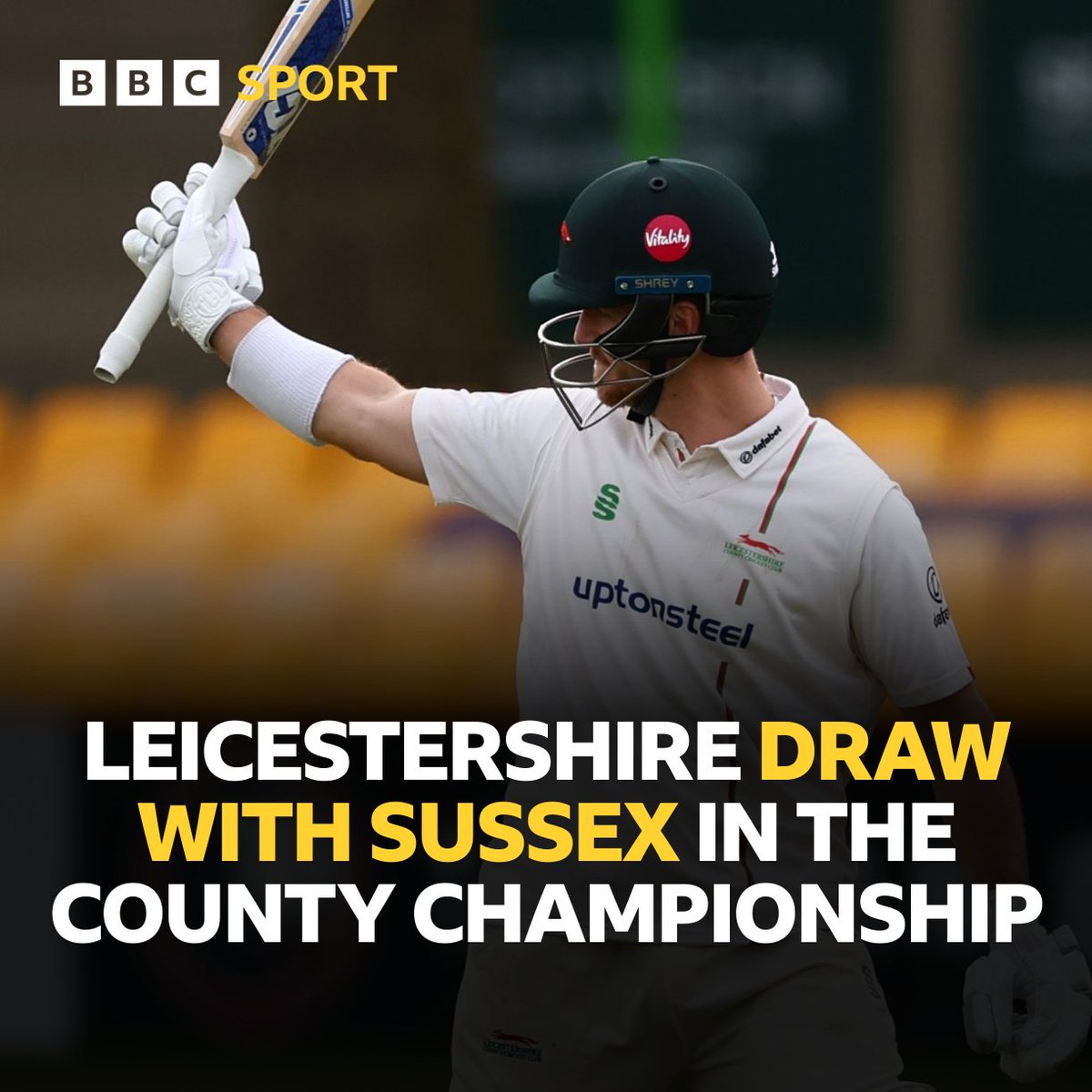 Leicestershire's second game of the County Championship season again ends in a draw 🦊🏏 They take 12 points from the game, with Liam Trevaskis getting his first Foxes wicket and scoring an impressive 82 with the bat in the first innings. They go to Derbyshire next on Friday.
