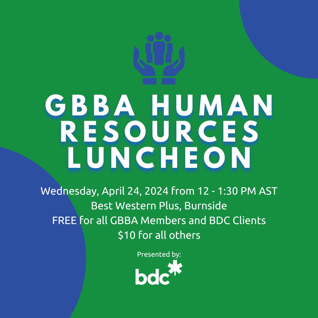 Do you want an HR strategy but don't know where to start? On April 24, BDC will present the impacts of the current state of talent management in your business. Grab your tickets here: tickettailor.com/.../greaterbur…