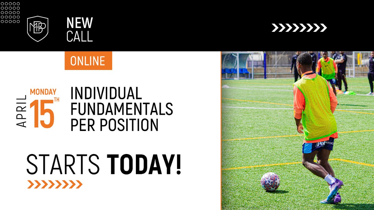 Sign up now and start today ⚽️ New call for the Specialist in Individual Fundamentals per Position online course 🔗 wa.link/31xnqz