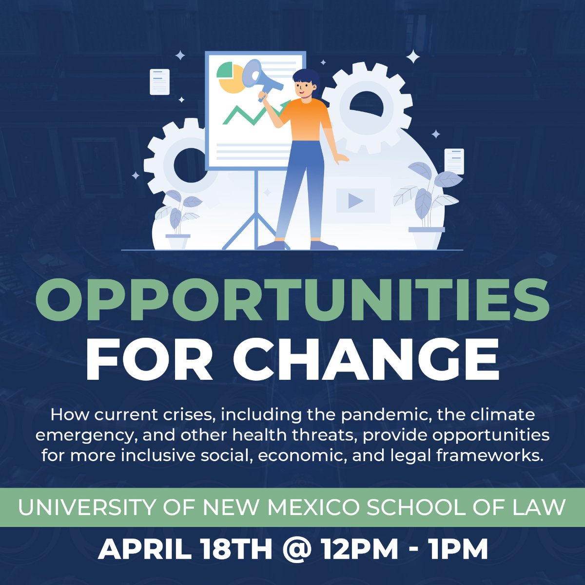 🌐 On April 18th, at the University of New Mexico School of Law, Dr. Hope Ferdowsian will discuss how global crises can lead to more social, economic, and legal frameworks.

#LawAndEthics #GlobalWellbeing #animallaw #animallegaldefensefund