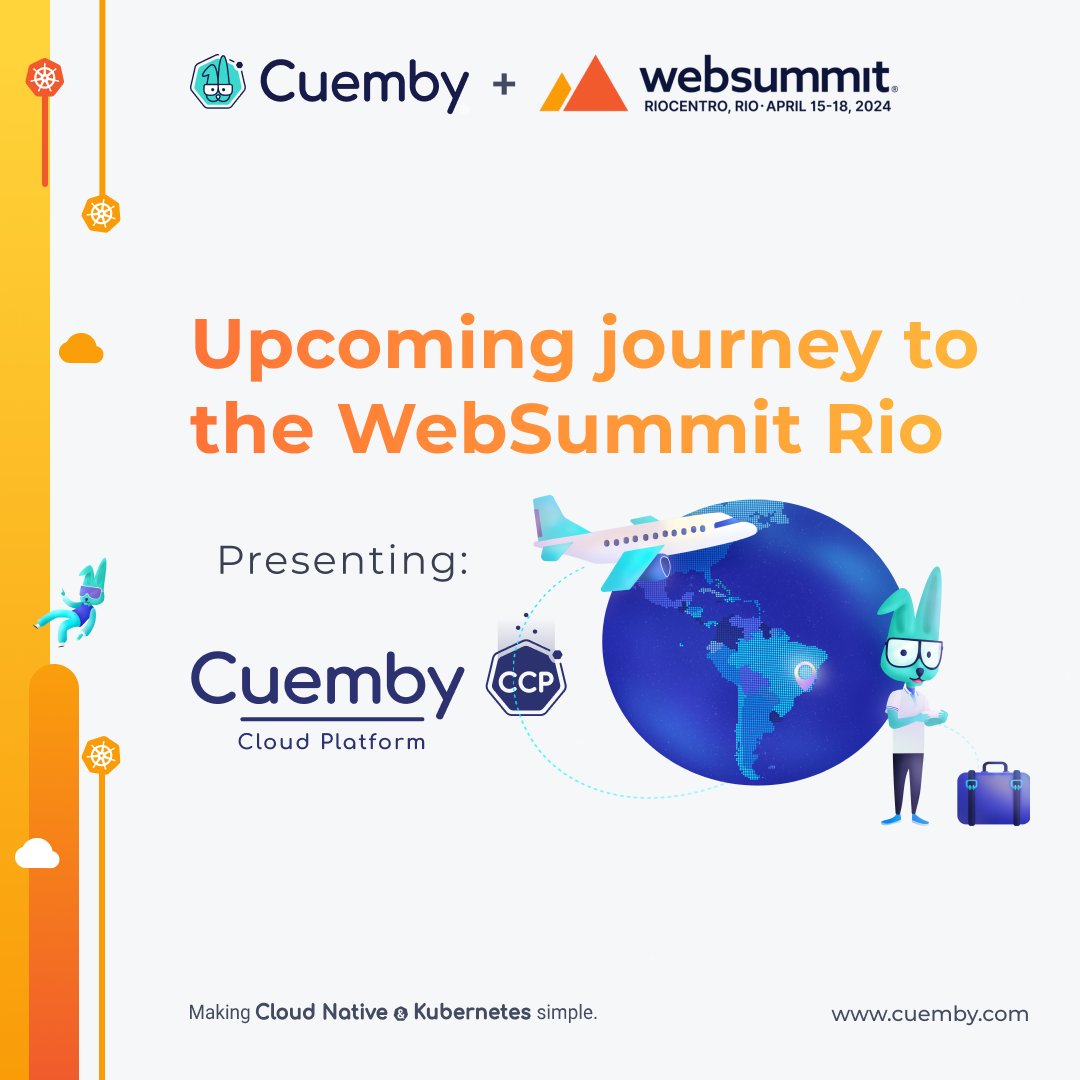 We're excited to announce our upcoming journey to the WebSummit mega-event in Rio de Janeiro! Discover more about what Cuemby can offer at our website: cuemby.com Want to Connect? Let's talk: bit.ly/3wKFs7J See you in Rio! #WebSummitRio