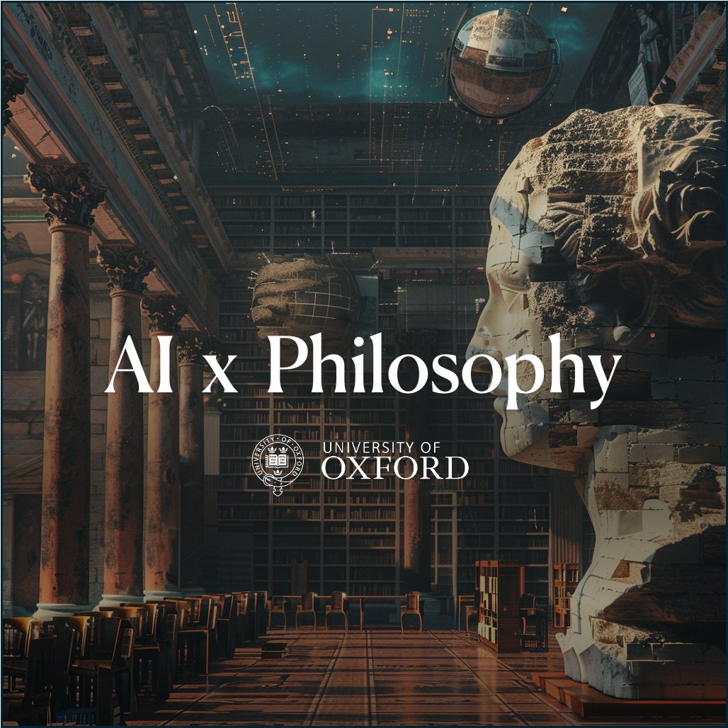 Excited to teach the first ever @UniofOxford seminar to combine top AI builders + philosophers w/ Prof @PhilippKoralus Our visitors have helped build @midjourney, @imbue_ai, @stripe, @GoogleDeepMind, @AnthropicAI AI 🤝 philosophy More on topics & open-sourced syllabus 🧵 👇