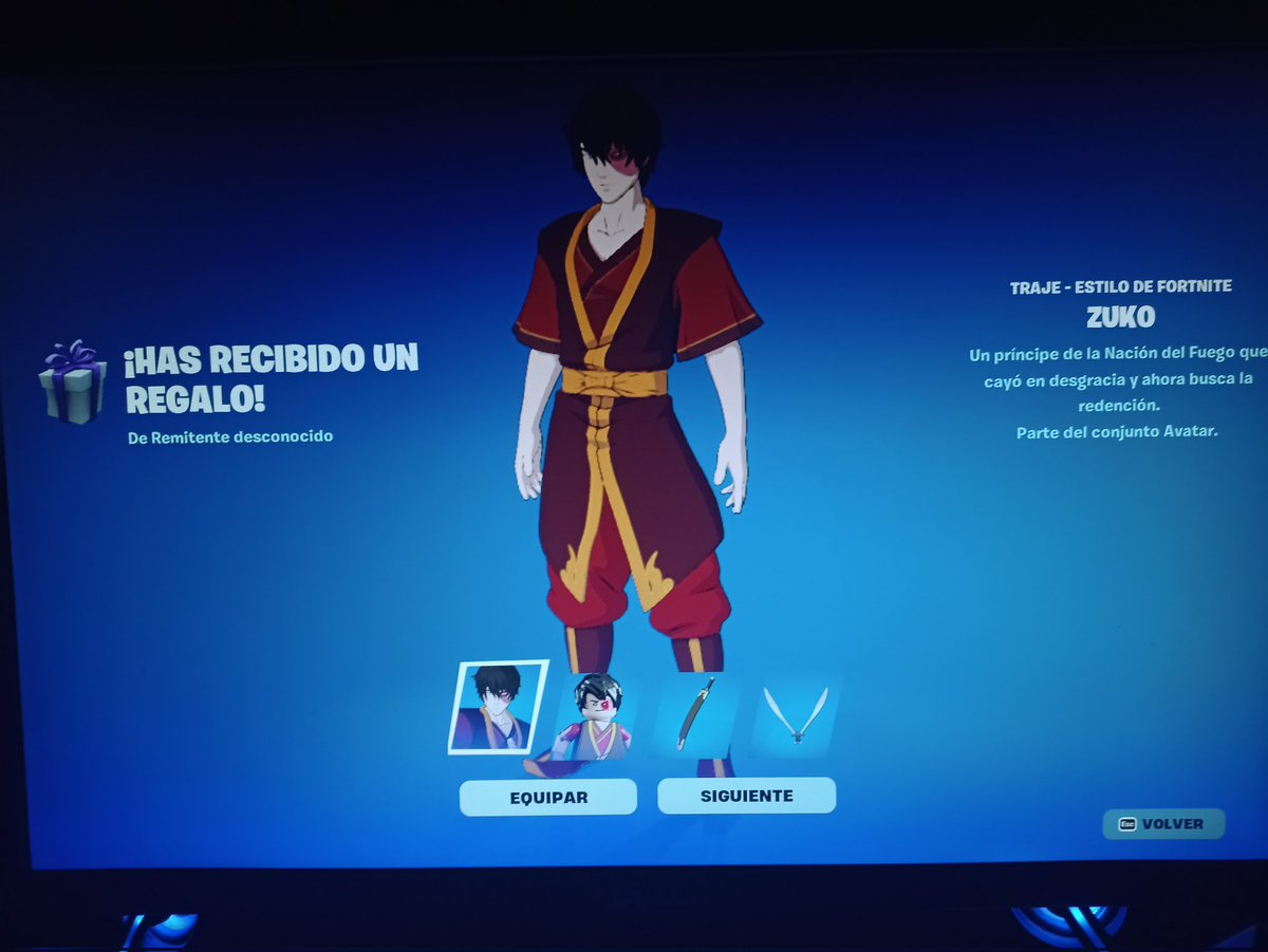 Alansp98's tweet photo. @NotPaloleaks @Silverxsx thank you for Zuko bundle #FortnitexAvatar #Silverlegit https://t.co/cDOSJvQzMR