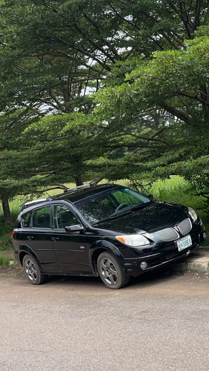 Stolen car alert🚨 Stolen car alert🚨 This Pontiac vibe 2007 was stolen at Ikolaba Estate, Ibadan at about 9pm yesterday. Plate number: ENUGU NSK116A Please contact me with any information on the whereabouts or how to recover this vehicle. Thanks🙏🏾