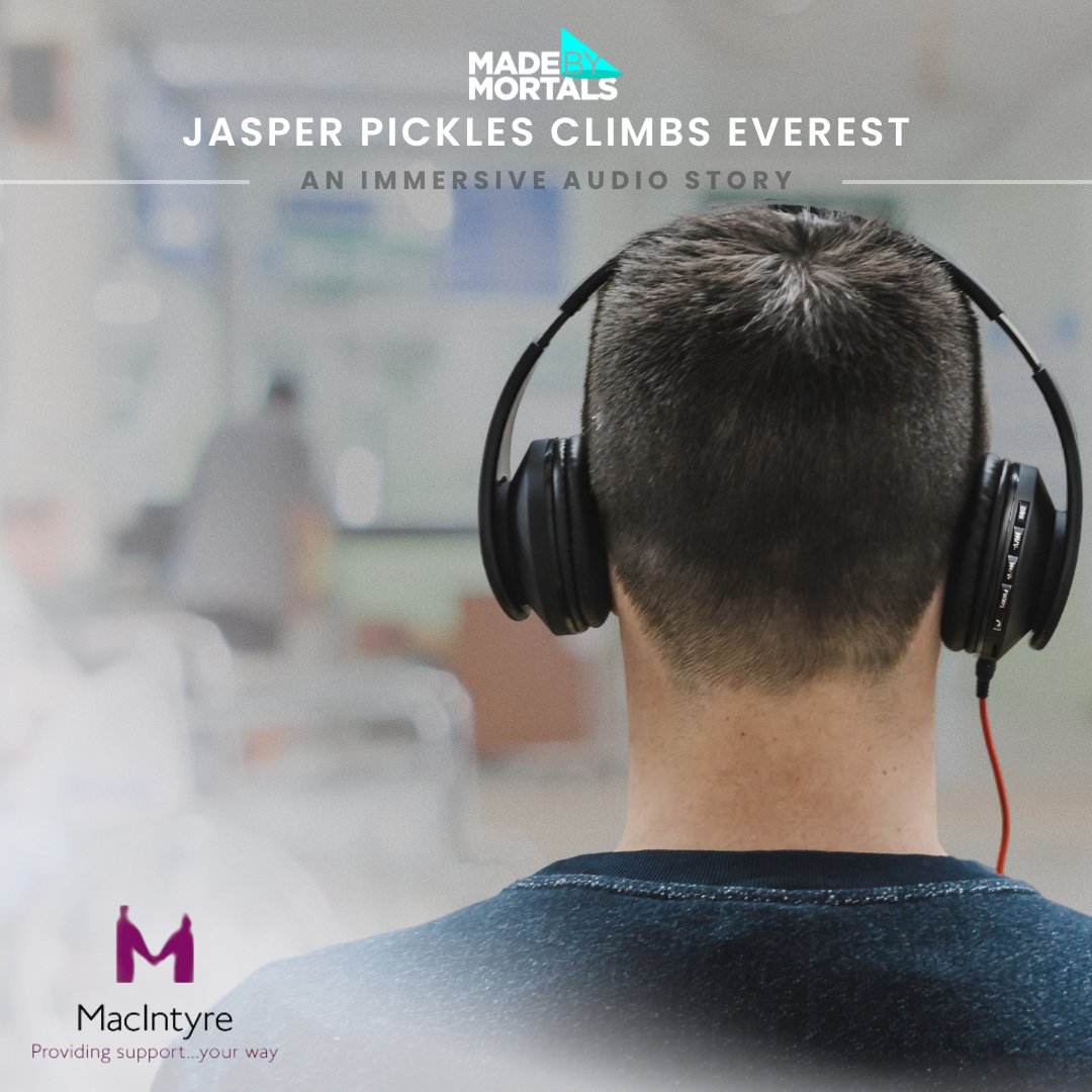 Check out our latest audio story ‘Jasper Pickles Climbs Everest’.🗻 It explores the health inequalities of autistic people & people with learning disabilities, #coproduced & voiced by people with lived experience from @MeetMacIntyre. Listen here: i.mtr.cool/vkgzwufjhf