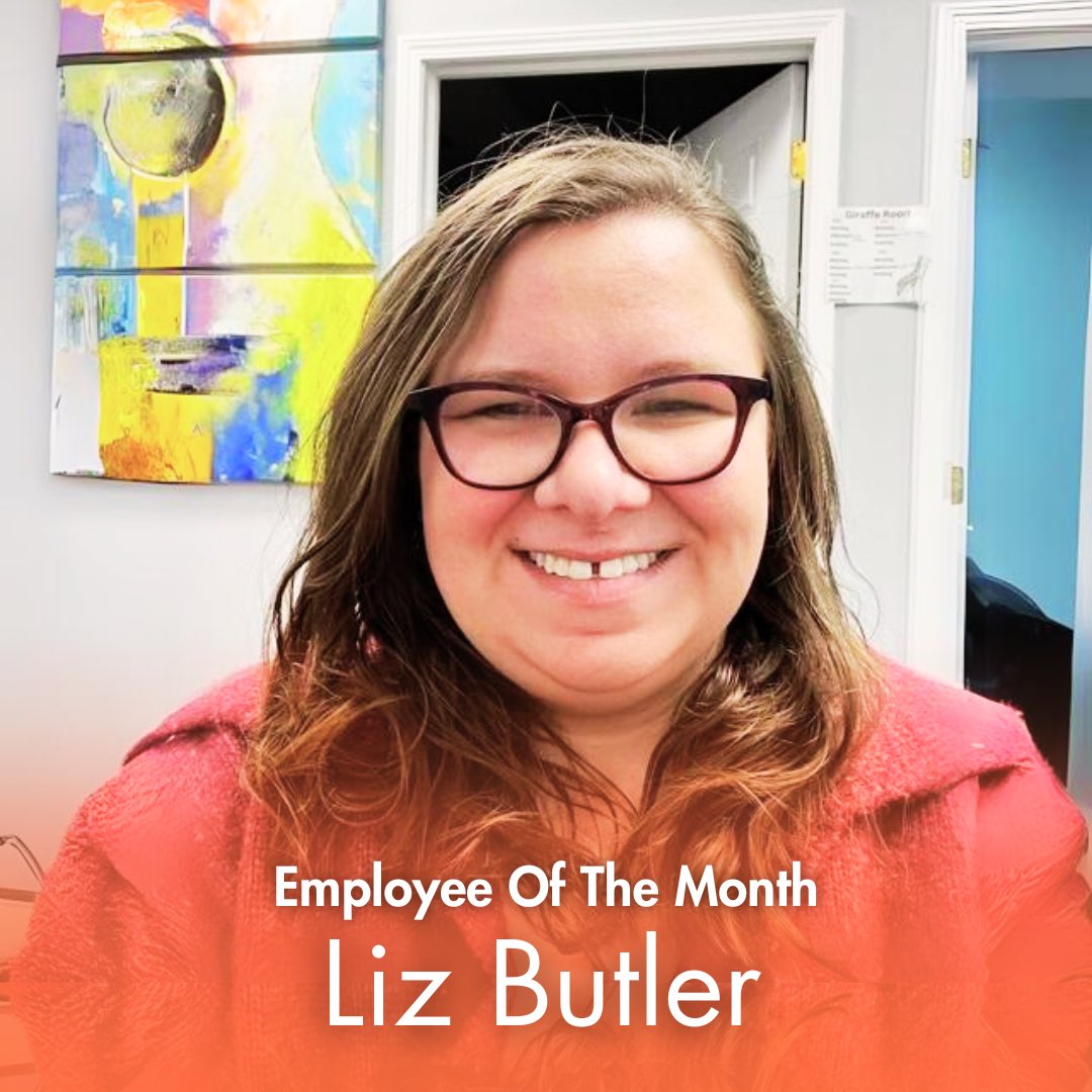 Congrats to our employee of the month LIZ BUTLER 🎉🏆

Liz has been an exceptional leader for our ABA department weathering multiple transitions with positivity, kindness, and integrity! Liz, thank you for being an amazing BCBA and team member!

#Employeeofthemonth #BCBA #ABA