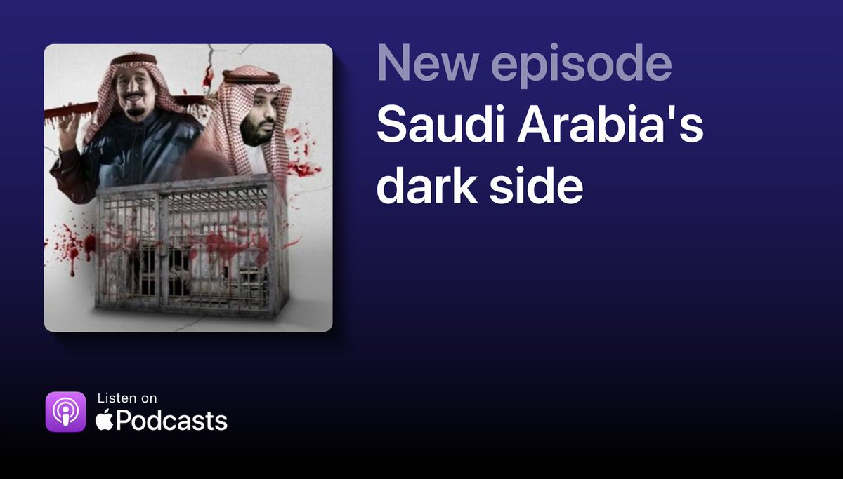 🎙️'After President Biden visited #SaudiArabia🇸🇦 & fist bumped with #MBS, it seems human rights from that moment on has been kind of forgotten & started to take a backseat' - @AreejASadhan, sister of #AbdulRahmanAlSadhan #FreeSadhan 

⚠️Out NOW!👇🎙️
apple.co/3xxr6bl