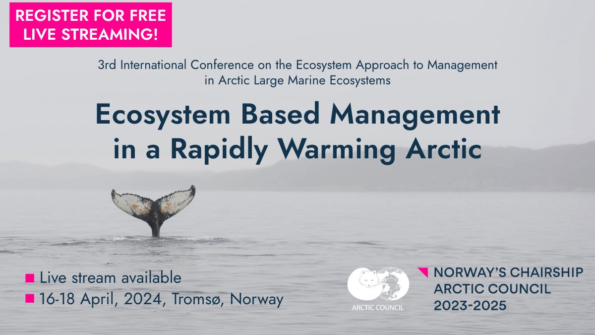 ❓How can we sustainably manage our oceans in spite of rapid climate change?

THIS WEEK❗the 3rd International Conference on the Ecosystem Approach to Management aims to answer this question & more - & you can follow along live!

🌊Register for live link: pame.is/projects-new/e…