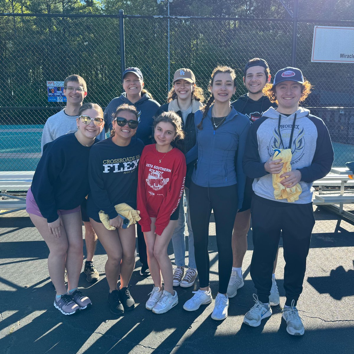 Crossroads FLEX National Honor Society was proud to volunteer with @MLoftheTriangle on Saturday. Everyone deserves a chance to play baseball, and we are happy to play a small part in these amazing players' season.⚾️🧢