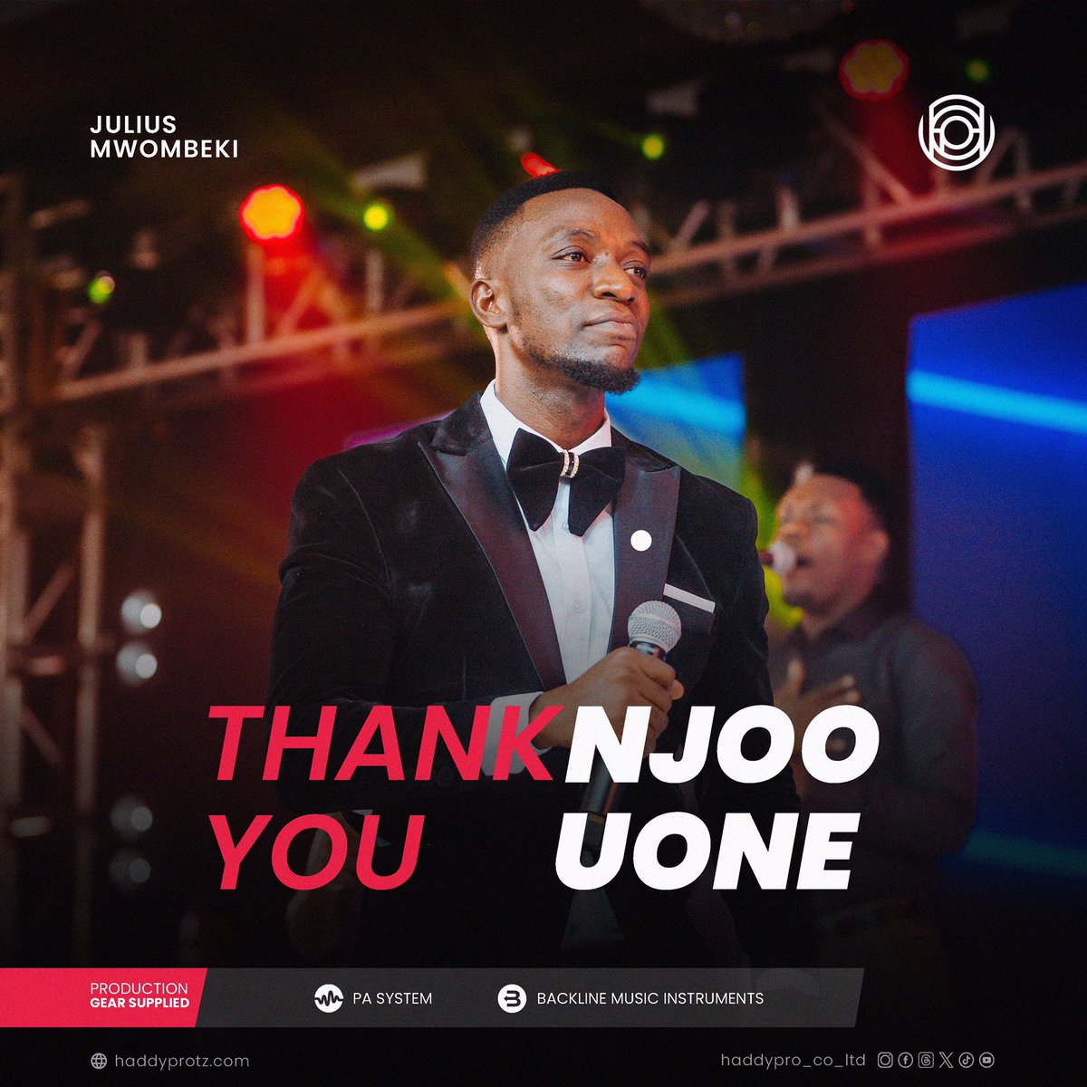 THANK YOU #NJOOUONE
_______
@haddypro_co_ltd on PA System and Backline
________
#ExperiencetheBEST