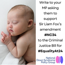 A law that treats us differently because of our characteristics doesn’t meet 2024 standards. Yet we have a law that does just that after 24 weeks of pregnancy where abortion can still be offered up to birth if Down syndrome is confirmed.