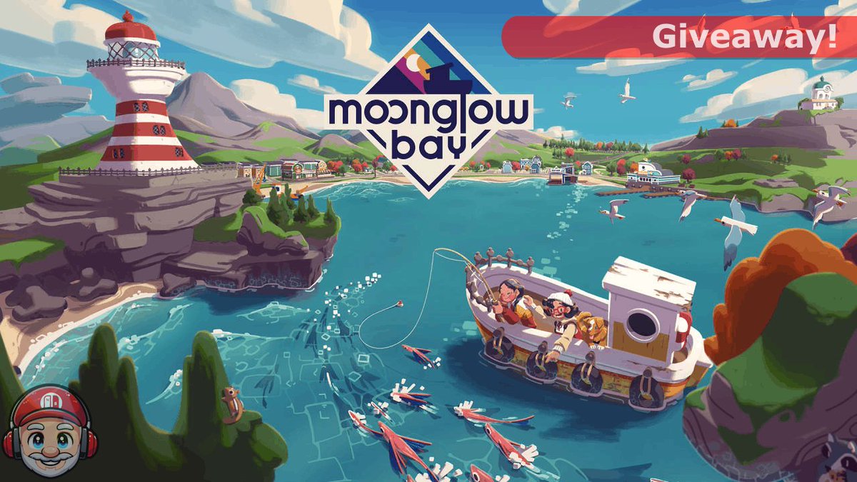 It's time for another #Switch #Giveaway, this time for the chill pacing and generally pleasant fishing adventure, #MoonglowBay by @BunnyhugGames! To enter: 🐟Like and Follow! 🎣Retweet! Bonus chance: What are your favorite laid back #IndieGames?!? Drawing 4/18!