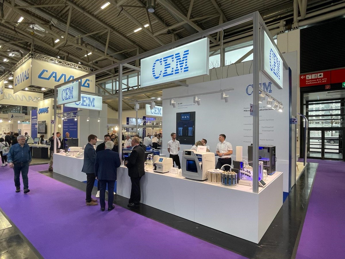 CEMcorporation's tweet image. Last week, we enjoyed attending #Analytica2024 in Munich, Germany. Our team had a great time networking and showcasing our latest laboratory solutions. Explore our user-friendly tools for all your research needs at ow.ly/KHvx50Rg75l #WeSimplifyScience #Biotech 🔬🧪🔍
