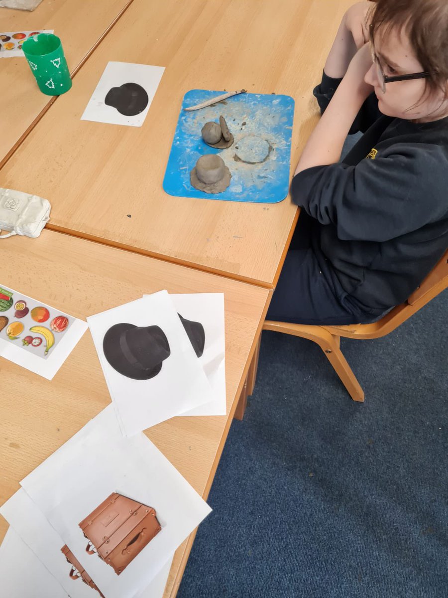 Bringing art designs to life through sculpture in Year 5. Using their score, slip and smooth techniques learned in previously lessons to make sculptures based on Basil Watson. @IPAT_Edu