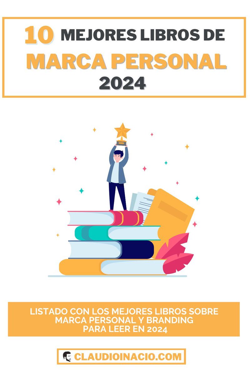 ⚡ 10 Mejores libros de Marca Personal en 2024 ➡  bit.ly/3w1fJHO 

#librosrecomendados #MarcaPersonal #libros