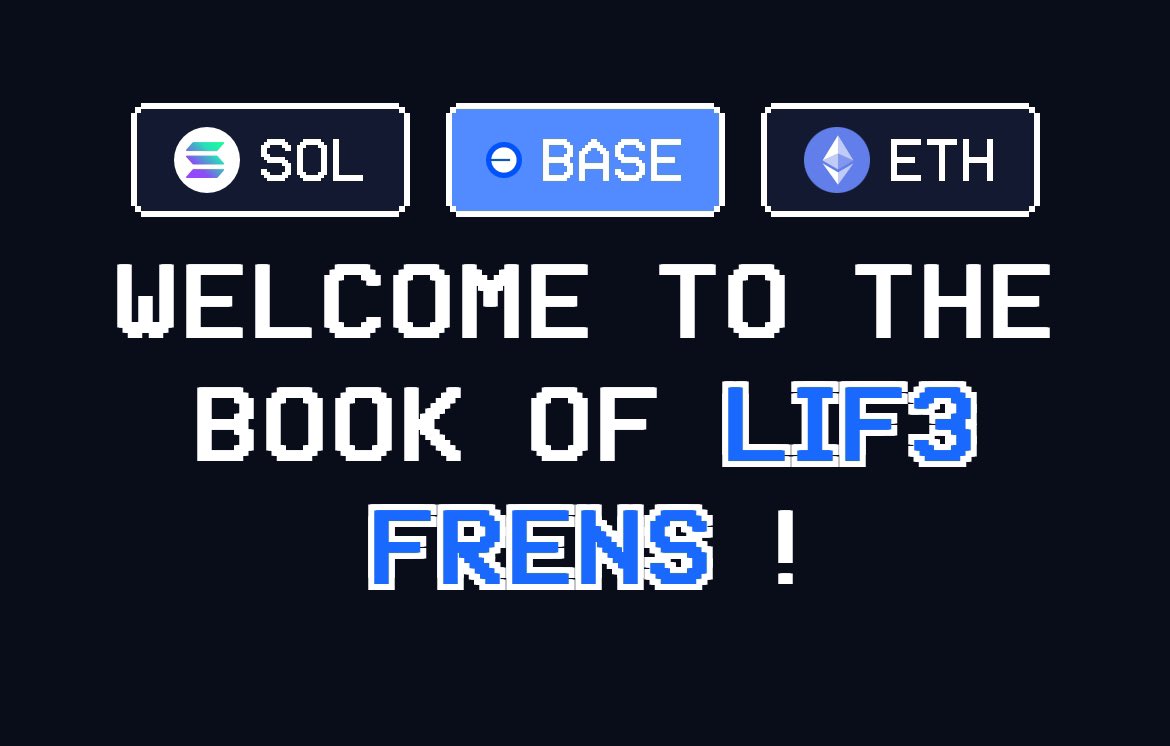 $BASE Presale is live and so is $ETH!

Let’s go frens: bookoflif3.com $BOLI 🐸