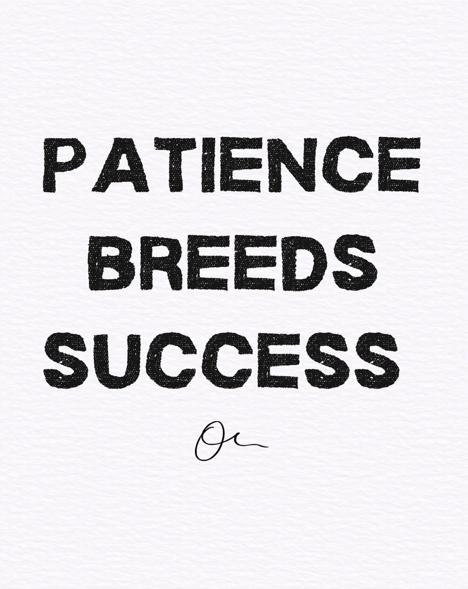 Patience is the secret ingredient to success. 

Just like a seed needs time to grow into a tree, your business (or anything you do) needs time to flourish. Remember, success is a journey, not a destination. 💪🏼

#PatienceIsKey #EntrepreneurialMindset #SuccessTakesTime