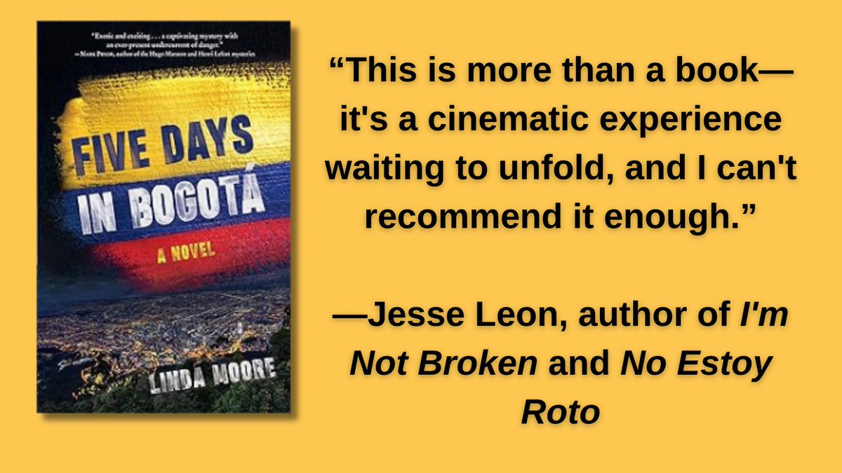 “This is more than a book—it's a cinematic experience waiting to unfold, and I can't recommend it enough.” —Jesse Leon, author of I'm Not Broken and No Estoy Roto amazon.com/Five-Days-Bogo… @AnnMarieNieves