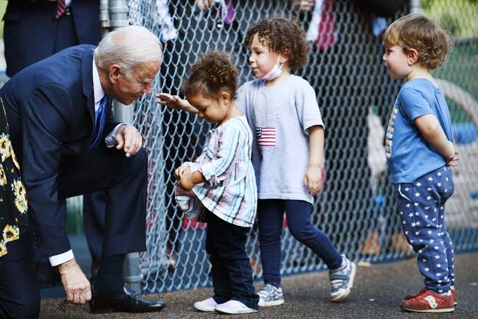 As I look at this non-AI-generated pic, it warms my soul to know we don't have to generate imagined scenarios of President Biden being something he's not. #BidenHarris4MoreYears for compassion and competency! #DemVoice1 #wtpBLUE