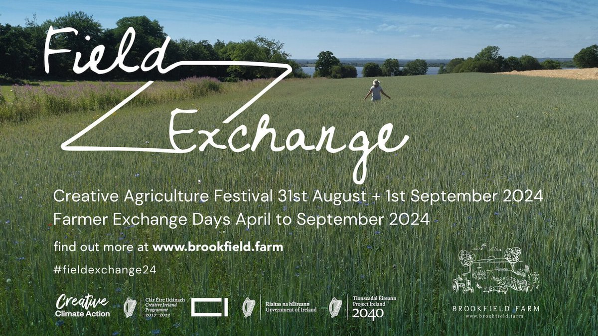 The public are invited to experience Field Exchange by joining and participating in Festival - Creative Agriculture for Thriving Communities - on Brookfield Farm 31st Aug - 1st Sept 2024 will showcase the Field Exchanges learnings. More info: brookfield.farm/pages/about-fi…