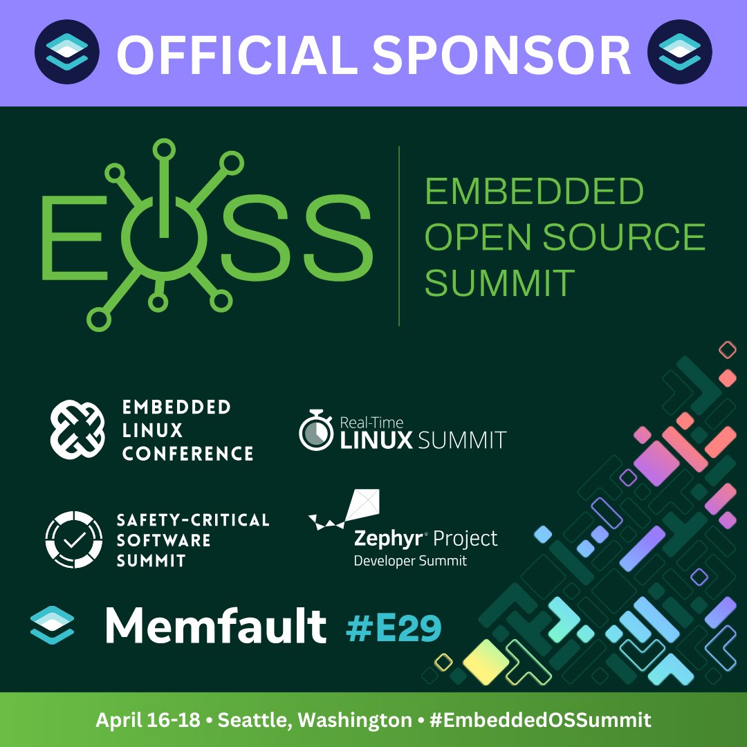 Our Field CTO @sarfata will give a talk about Unwrap()Ing Rust on #Embedded #Linux at #EmbeddedOSSummit on Wed 4/17, 9:55am PT. And be sure to stop by our booth (#E29) for a live demo & to receive some fun swag! hubs.la/Q02sMXtc0 #opensource #embeddedlinux #rustlang