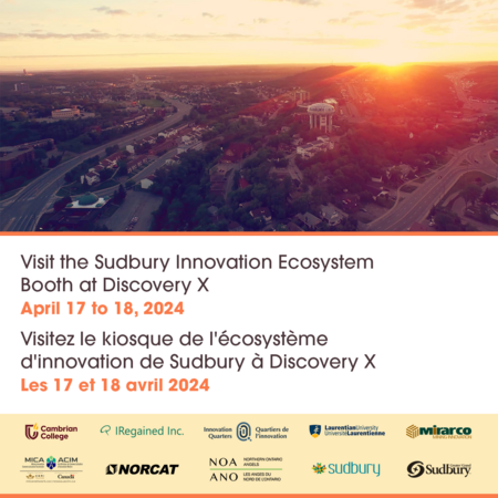 Join us at #DiscoveryX and explore the Sudbury Innovation Ecosystem booth! Discover how our city's entrepreneurial spirit, rooted in mining, fosters innovation across all sectors. Don't miss out! #SudburyInnovation #DiscoveryX