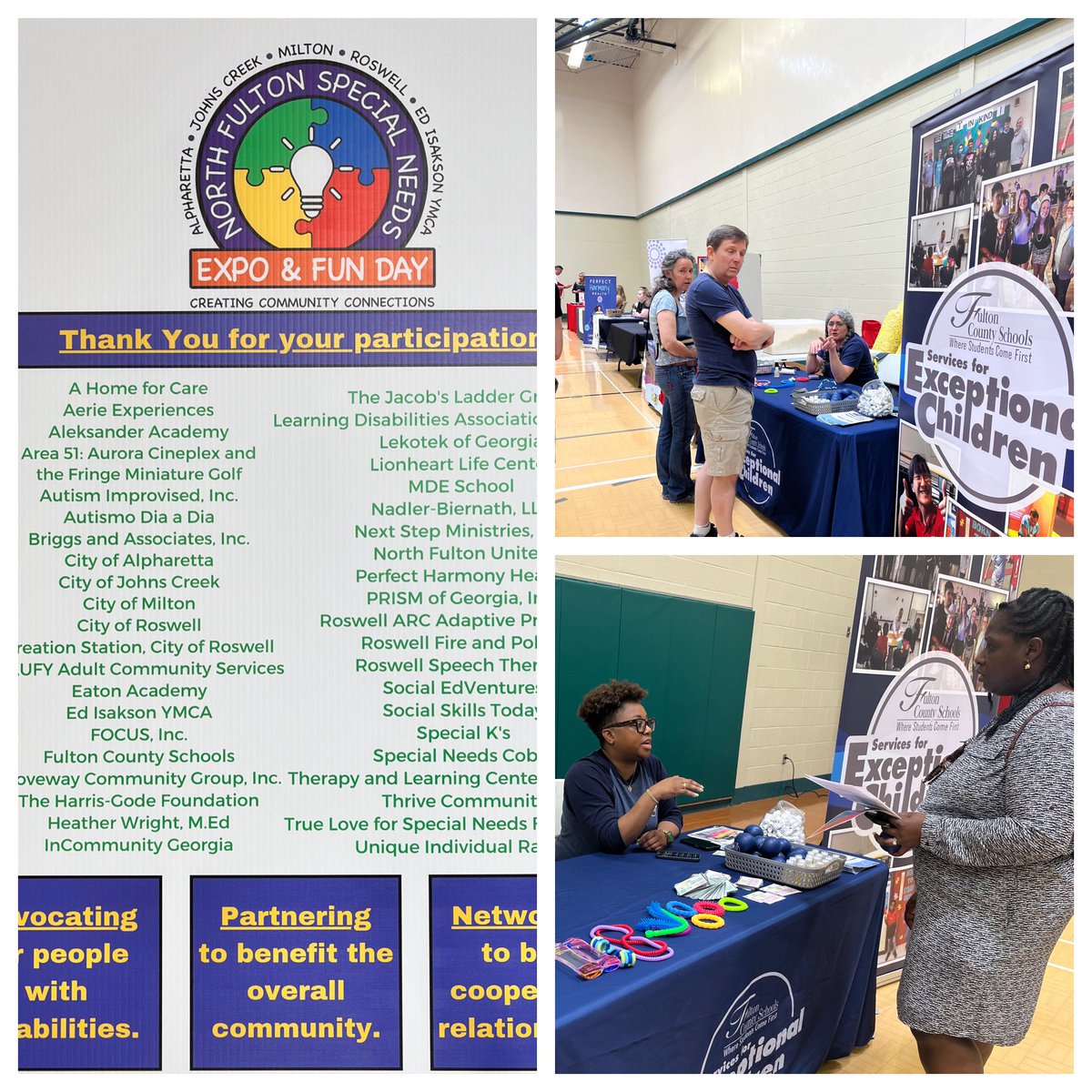 We had a great time on Sunday meeting with families at the North Fulton Special Needs Expo &amp; Fun Day! <a href="/FCS_SEC/">FCS SEC</a> <a href="/GillandTris/">Tris Gilland</a>