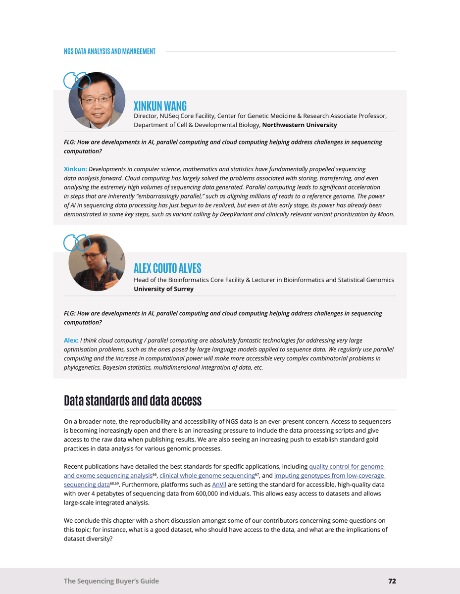 #NGS data analysis is challenging! We sought advice from several experts in the field to find best practices for sequencing data management. See the whole chapter by downloading the free >100-page report here: hubs.la/Q02sBGtp0
