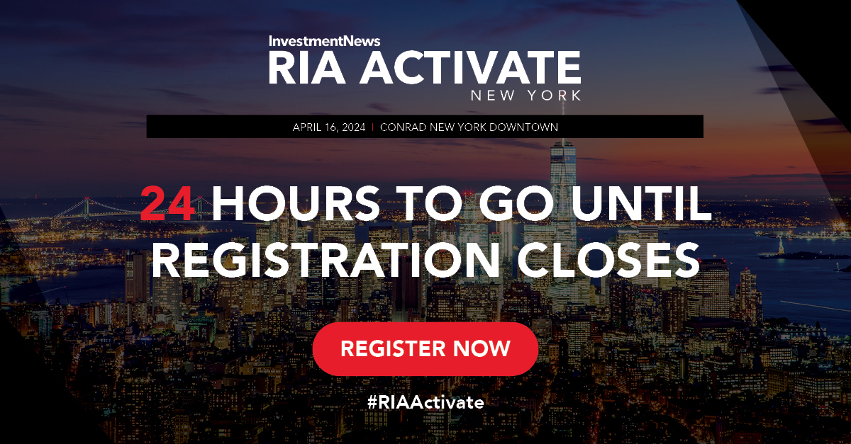 With just 24 hours remaining, make sure you don't miss out on the opportunity to be part of the #RIAActivate. This is your last chance to register and join us for an insightful and transformative experience. Register here: hubs.la/Q02rSzJ90