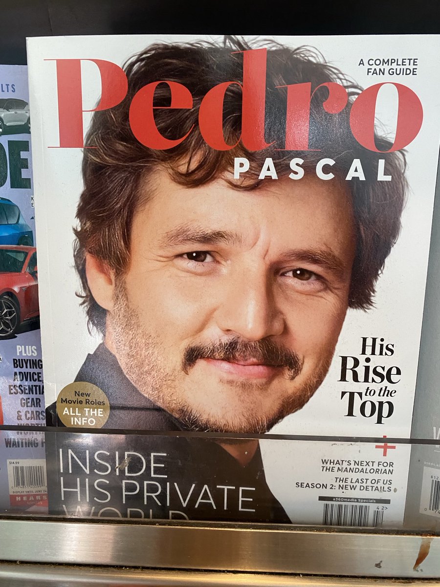 Finally a magazine that speaks to me, the busy Pedro Pascal fan on the go