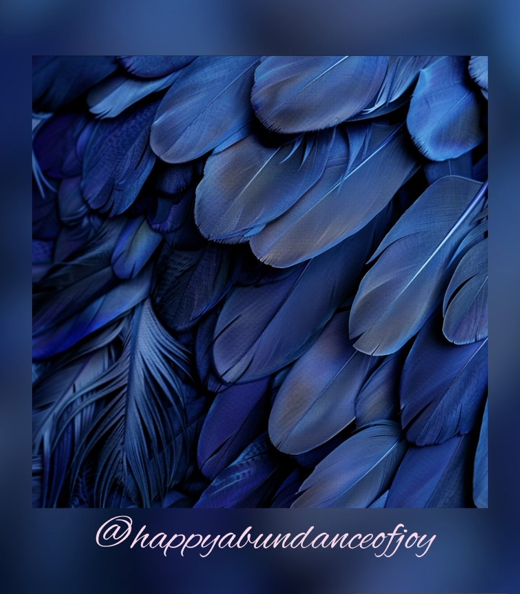 Birds of a Feather 

#art #canvas #indigo #happy #abundance #joy #positivity #bekind #love #feather #shadesofblue