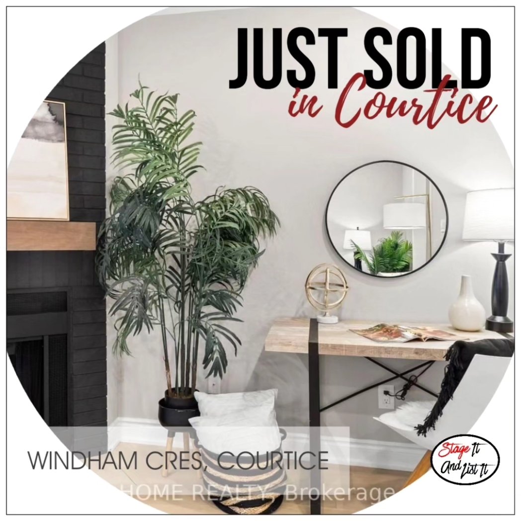 And it's #SOLD! Loved how the staging turned out on this Courtice home ❤️! Congrats to the lucky buyers, and congrats to our client @geneskicontracting! Thank you for your trust. Styled by @stageitandlistit.
.
.
#stageitandlistit #homestaging #stagingsells #staging #staginghomes