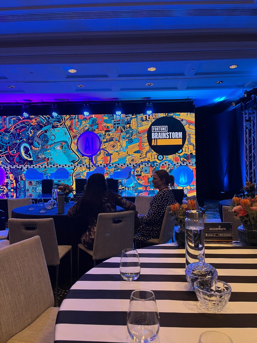 Our cofounder <a href="/LilElsner/">Lily Elsner</a> is delighted to be at <a href="/FortuneMagazine/">FORTUNE</a> #brainstormai conference in London today - so interesting!