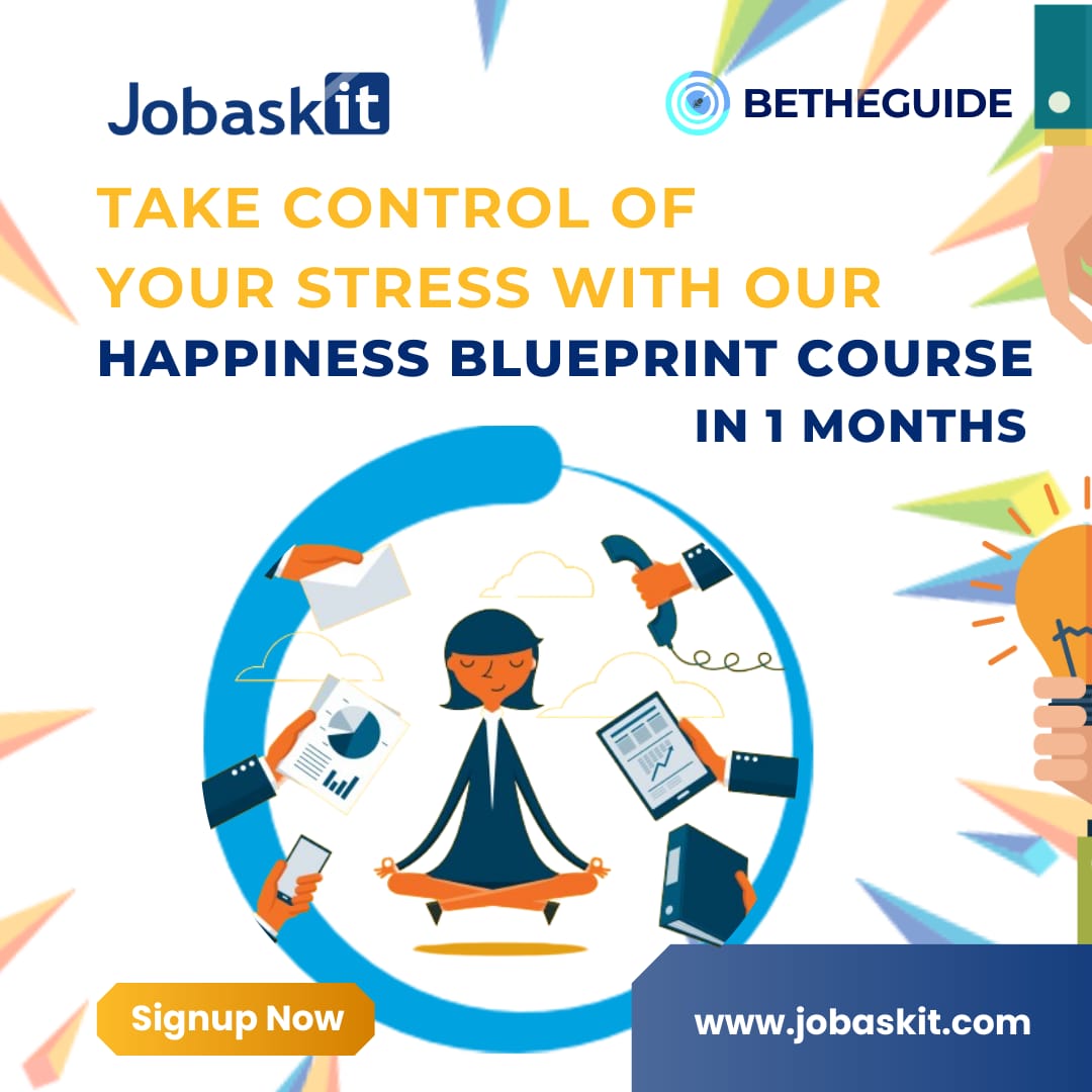 Ready to build a life filled with joy? @betheguide's Happiness Blueprint is a 1-month course packed with actionable strategies to design your path to lasting happiness. #happinessblueprint #findyourhappy #happinesscourse #positivepsychology #wellbeingjourney #mentalhealthmatters
