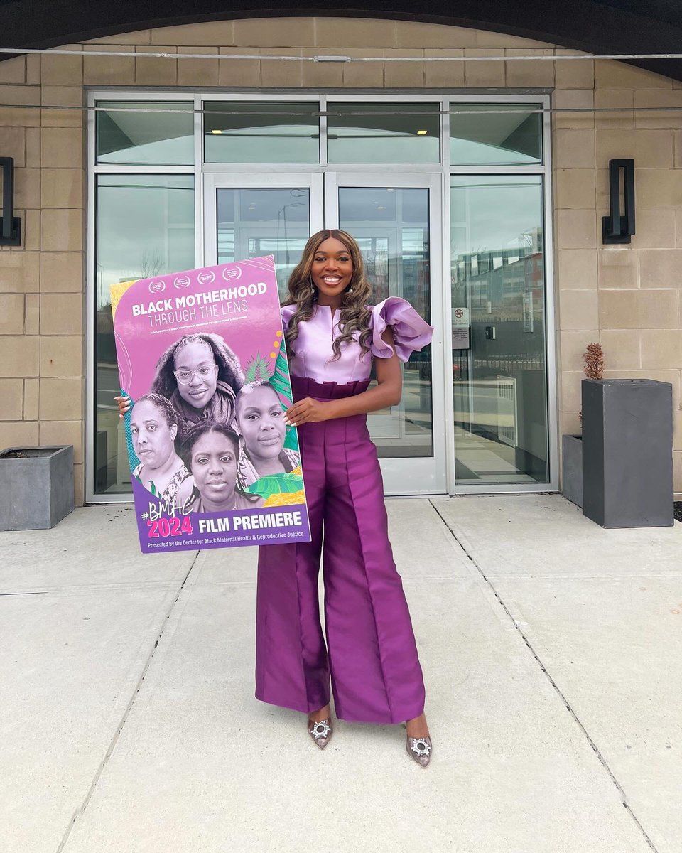 Blessed to have premiered my documentary “Black Motherhood through the Lens” last weekend at the @CBMHRJ_Tufts Black Maternal Health Conference! Almost 100 people were present at the premiere 🤩 I am truly grateful for a successful event! #MedTwitter #BMHW24 #blackfilmmakers