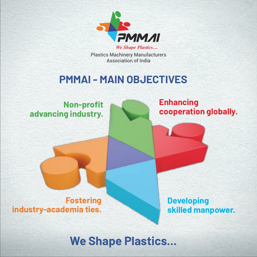 Our Objectives!

#Innovation #Leadership #PlasticIndustry #PartnersInSuccess #PlasticInnovation #SustainablePackaging #PlasticPollution #ChemicalRecycling #PMMAI #KnowledgeSharing #JoinUs #FutureOfManufacturing #TogetherWeRise #Recognition #India #pmmai