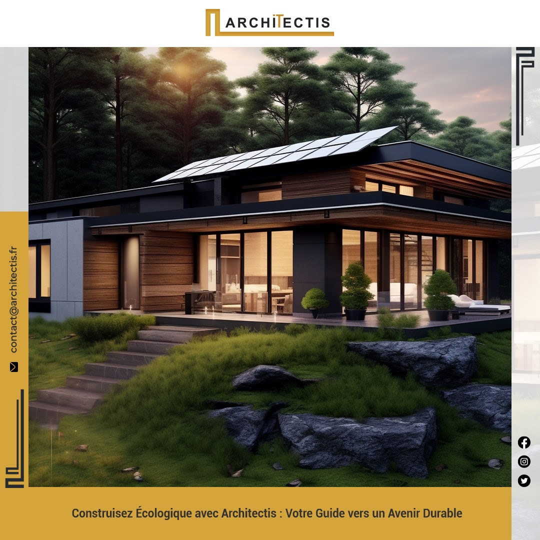 Architectis1's tweet photo. Construisez Écologique avec Architectis 🌿💧 De la conception durable aux matériaux écologiques, nous sommes là pour vous guider. Contactez-nous dès maintenant ! 🏡💚🌐https://t.co/vLg5cdSAPW https://t.co/mWKmnc09Ub