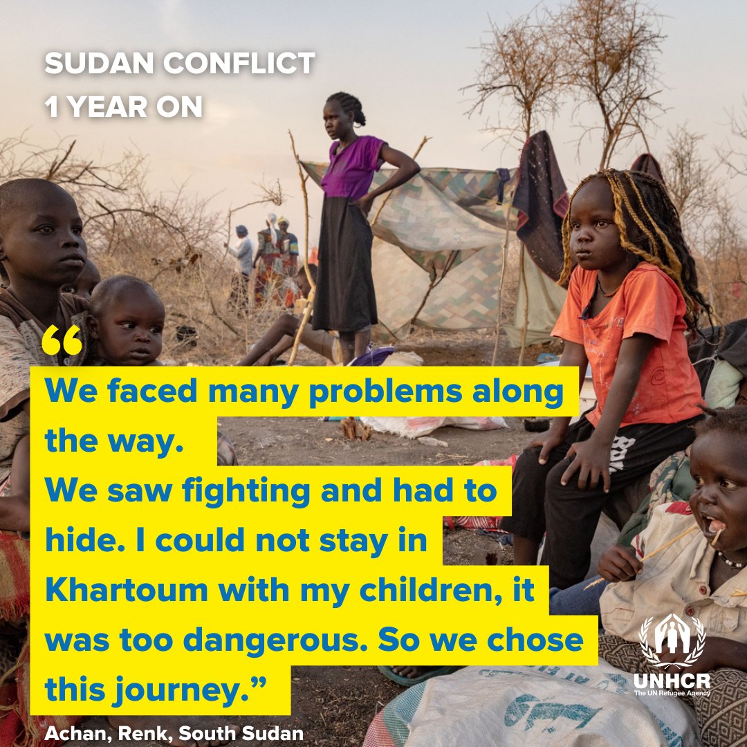 The journey to safety is often long and treacherous. Many travel 🚌🚗🚤 for weeks or months to reach the border. #KeepEyesOnSudan