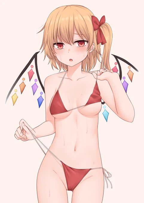 #気温が高いので気が早いが水着絵が見たい 