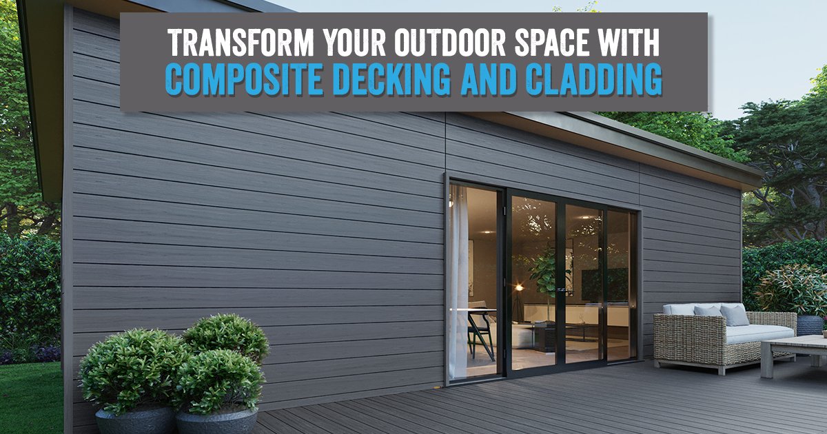 Composite Decking &amp; Cladding – A versatile and low-maintenance alternative to traditional timber decking and cladding. Composite decking and cladding are available in a range of colours and finishes which can be found on our website:
thetimbergroup.co.uk/composite-deck…