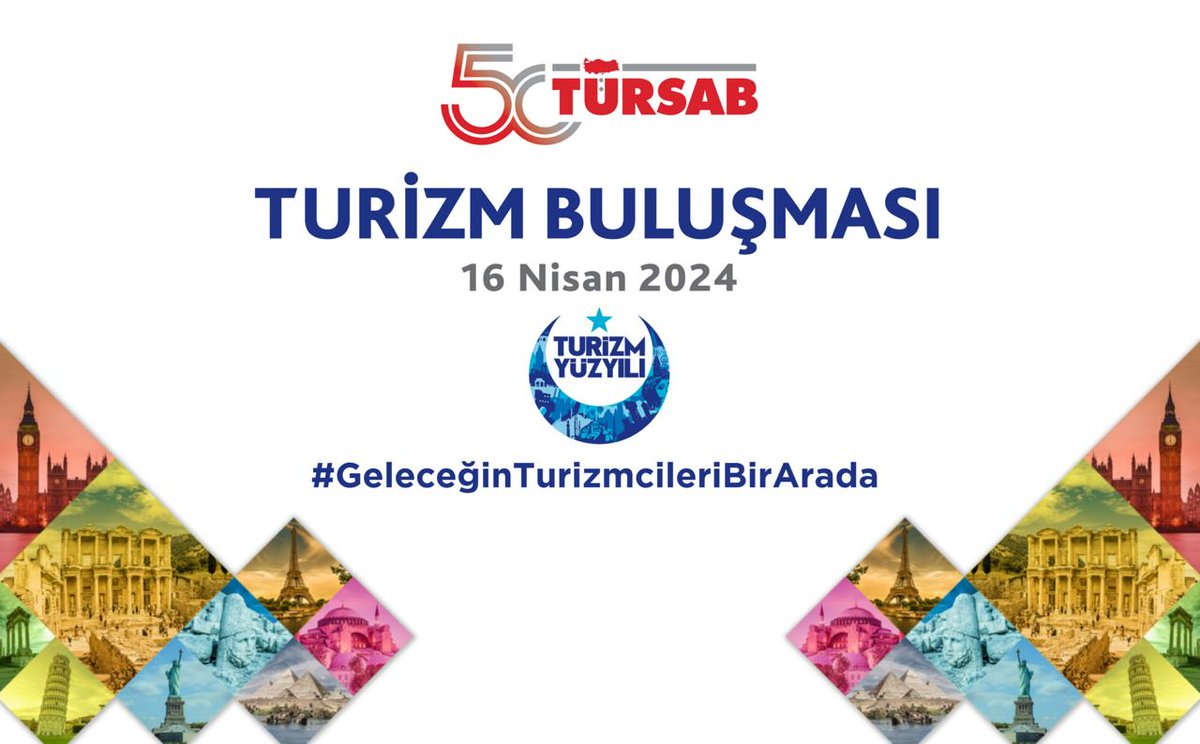 Türkiye Seyahat Acentaları Birliği (TÜRSAB) olarak, Turizm Haftası vesilesi ile turizm sektörünün geleceği olan gençlerin sektördeki rolünü güçlendirmek ve genç istihdamı artırmak amacıyla, 16 Nisan 2024 tarihinde Uluslararası Lütfi Kırdar Kongre ve Sergi Sarayı'nda 'Turizm…