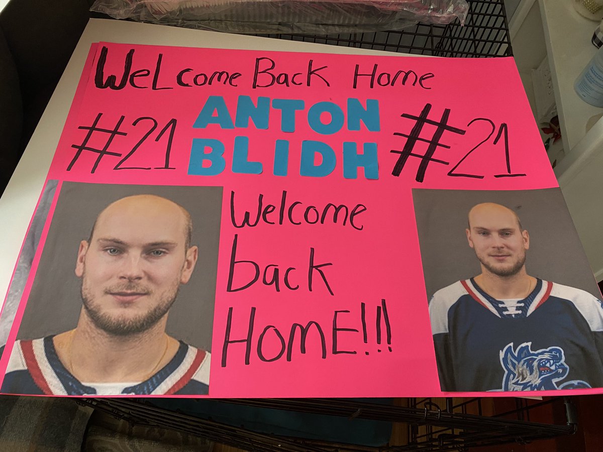 Hi <a href="/bliddan/">Anton Blidh</a> hope you like my signs and drawing I made for you for next Sunday when the Wolfpack play against the bruins in providence on April 21st 2024 !!!! I wanted to give you these posters I made for you for that day !!!! Also can I please have one of your sticks !?!