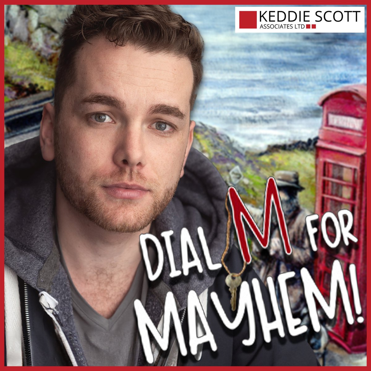 🎭The world premier of DIAL M FOR MAYHEM - a new comedy drama opens @MalvernTheatres this August before heading out on tour (@MGTheatreCo) ⭐️JOEY LOCKHART (@JoeyLockhart7) plays Julian Brook and George the AA Man. #SuperClients