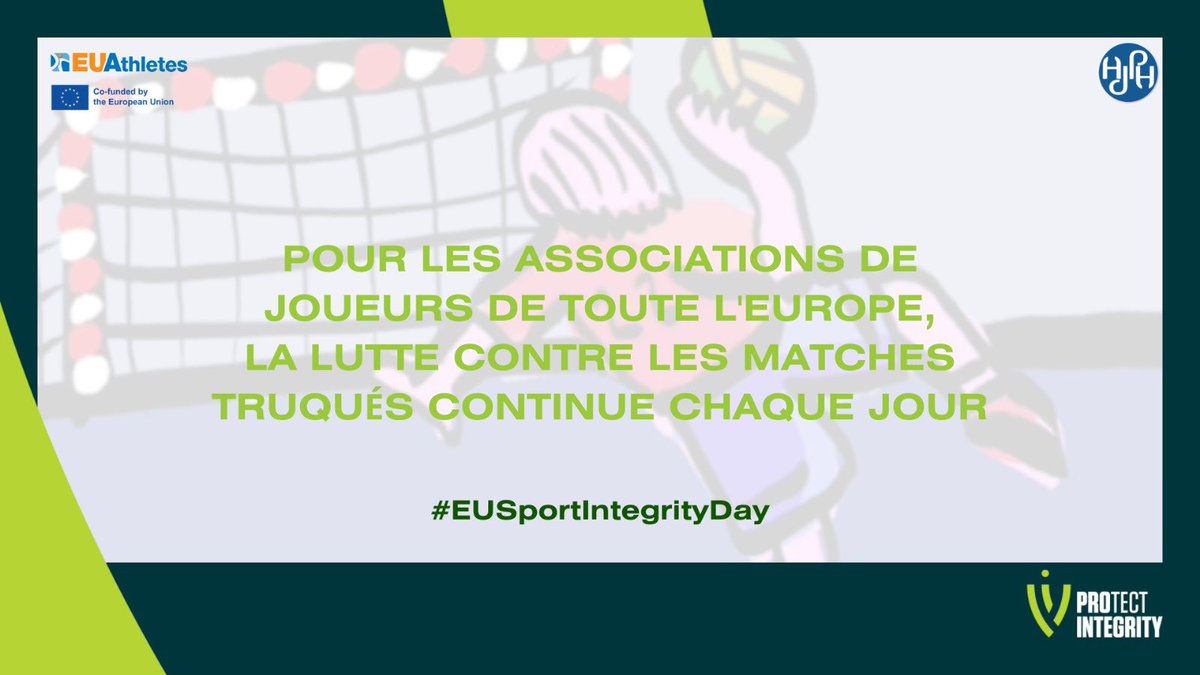 Plus que jamais unis pour sauvegarder nos sports lors de la journée #EUSportIntegrityDay Plus 📲 tinyurl.com/protect-integr… @EUAthletes
