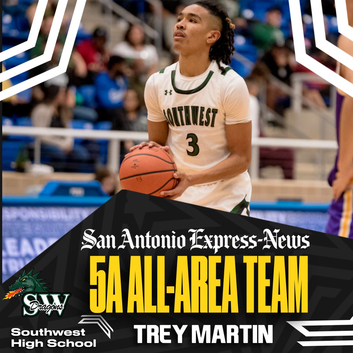 Congrats, @treydatruth07  for being selected to @ExpressNews 5A All-Area Team!
#WeareSW