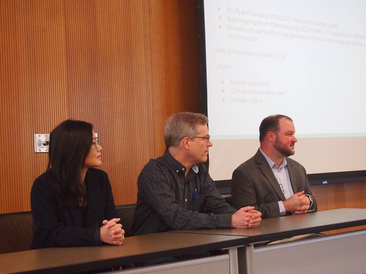emilyk_roberts's tweet photo. Thanks to my fellow chapter officers, attendees, speakers, and everyone supporting at @Iowa_Biostat for making our @asa_iowa ASA Annual Chapter Meeting a success! https://t.co/7Qgoc8BPmW
