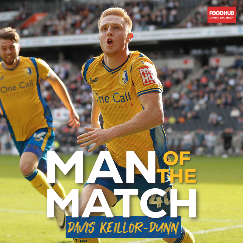mansfieldtownfc's tweet photo. 🥇 Deserved recognition that can't be taken away from @davisjames10 👏

#Stags 🟡🔵