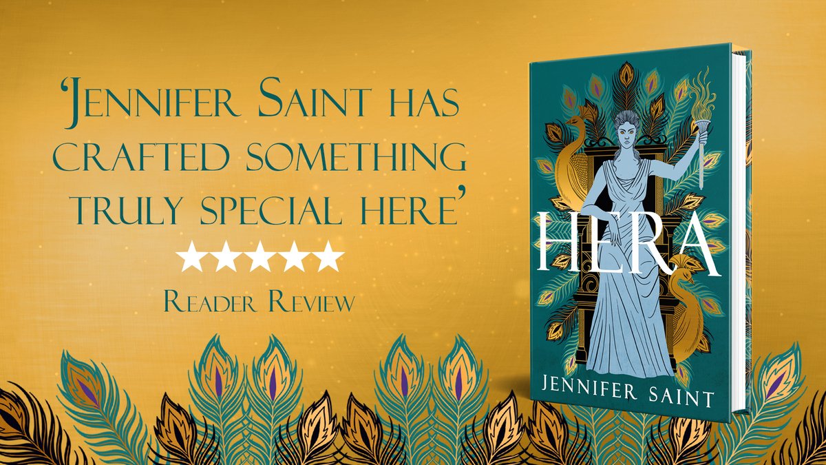 'Jennifer Saint has crafted something truly special here' ⭐⭐⭐⭐⭐ 'Hera is STAGGERING' ⭐⭐⭐⭐⭐ Readers are loving @Jennysaint's gripping mythical retelling #Hera👑 Signed copies of #Hera are available to pre-order @waterstones🎉 🔗brnw.ch/HeraSignedCopy